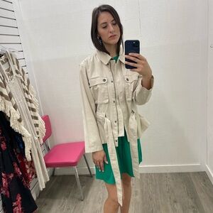 Banana Republic White Jacket